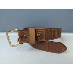 Vintage Sears Disney Belt Boys Large Leather Winnie The Pooh 34446 Youth Disney